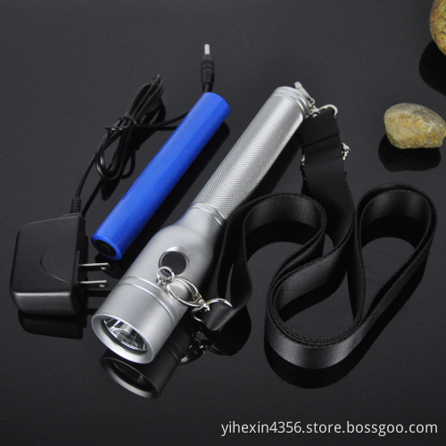 Boruit 7210 Top Quality Super Bright Waterproof Flashlight Rechargeable LED Torch Long Irradiation distance